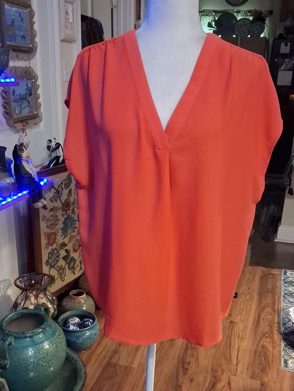 A Blouse Is By Banana Republic V-neck Size L